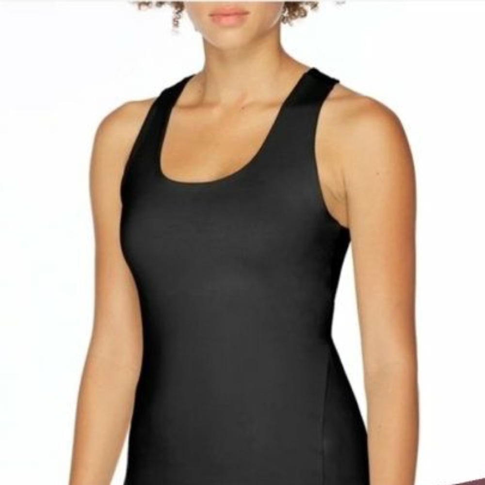 Womens Lyra Tank with thick strap super soft, dry flex material size extra small